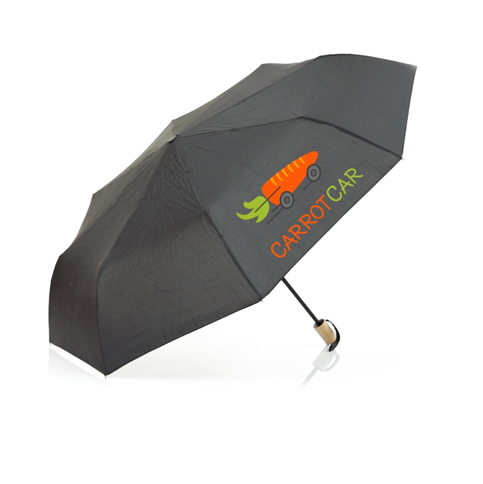 Parapluie pliant personnalisé 95 cm écologique - Thomas - Zaprinta Belgique