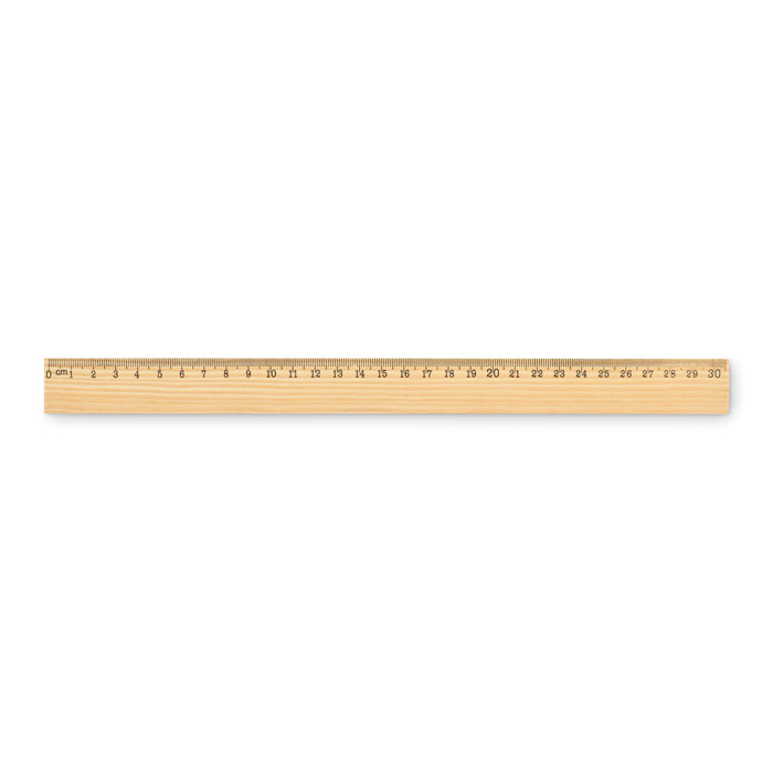 Holzlineal 30cm mit doppelseitiger Skala - Freyburg