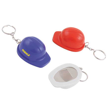 Porte-clés casque en plastique avec décapsuleur - Cassaniouze