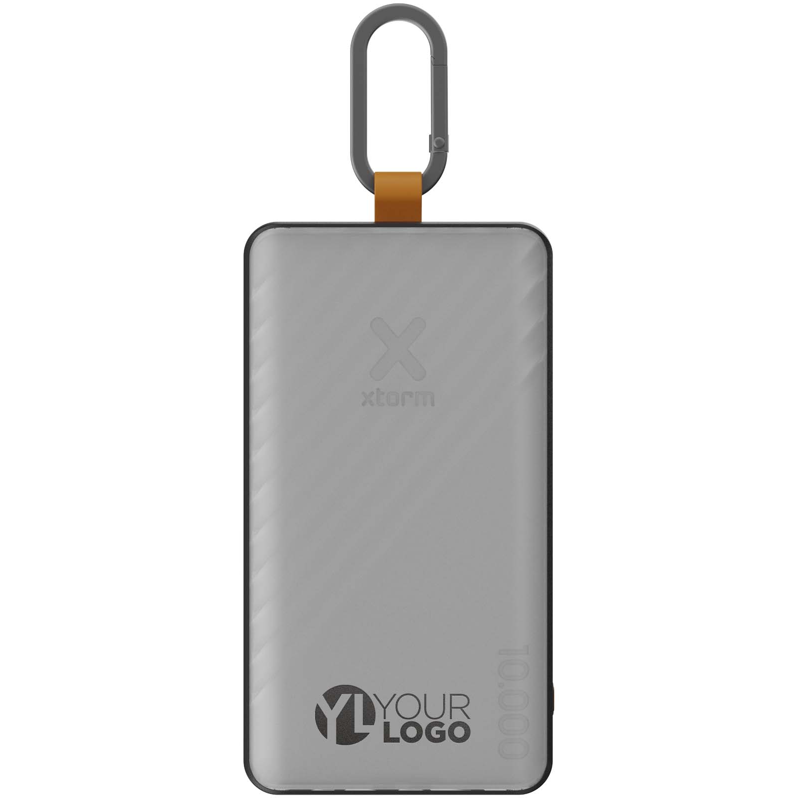 Xtorm XG2S101 Go2 10.000 mAh 15 W powerbank op zonne-energie met licht bedrukken met logo