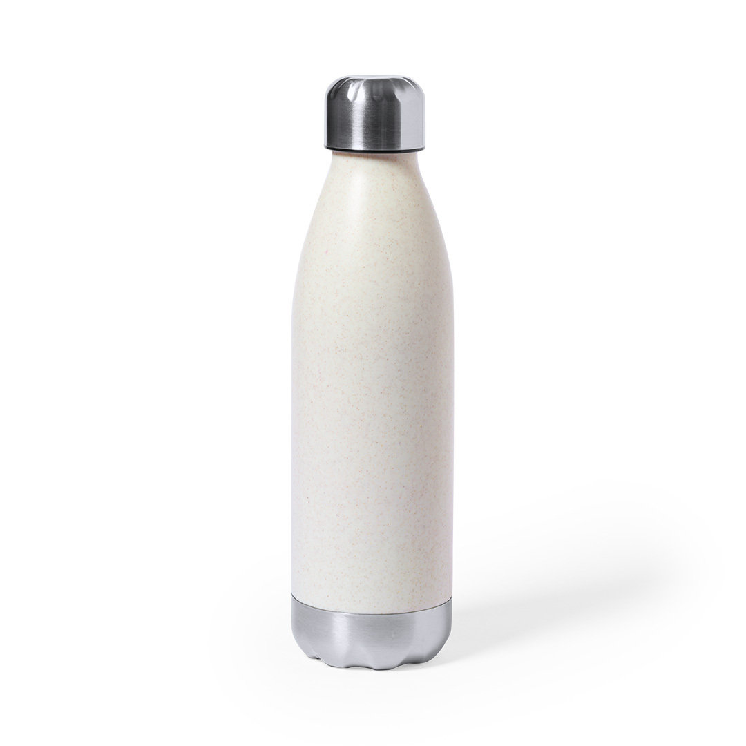 Flasche aus geädertem Stahl