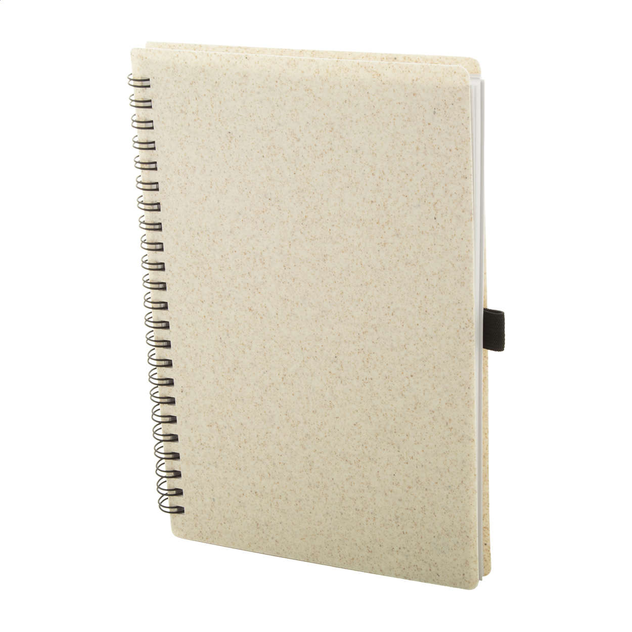 Carnet A5 à spirale WheaNote personnalisé, couverture en paille de blé