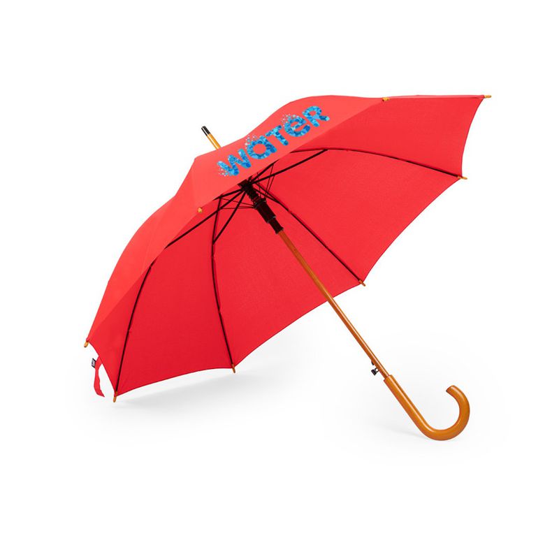 Parapluie canne personnalisé 105 cm écologique - Antoine