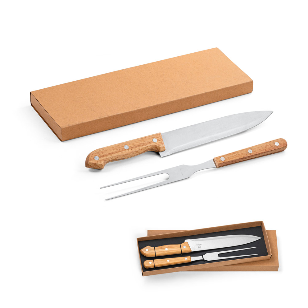 Bamboe BBQ Set - Stroop