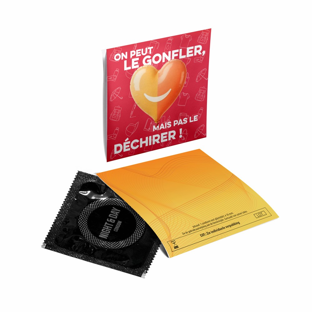 Préservatif personnalisé dans un étui cartonné - PR07