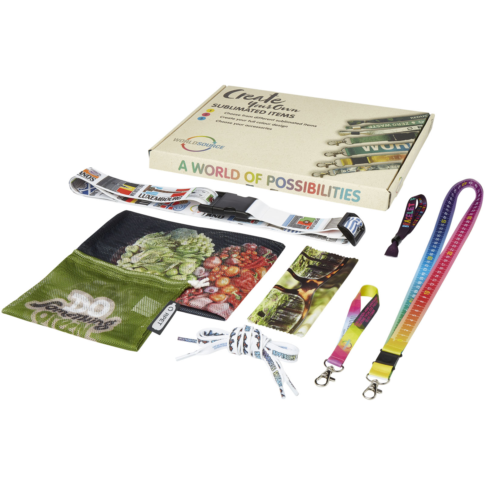 Kit d'échantillons de sublimation avec sacs de légumes et accessoires - Bourneau - Zaprinta Belgique