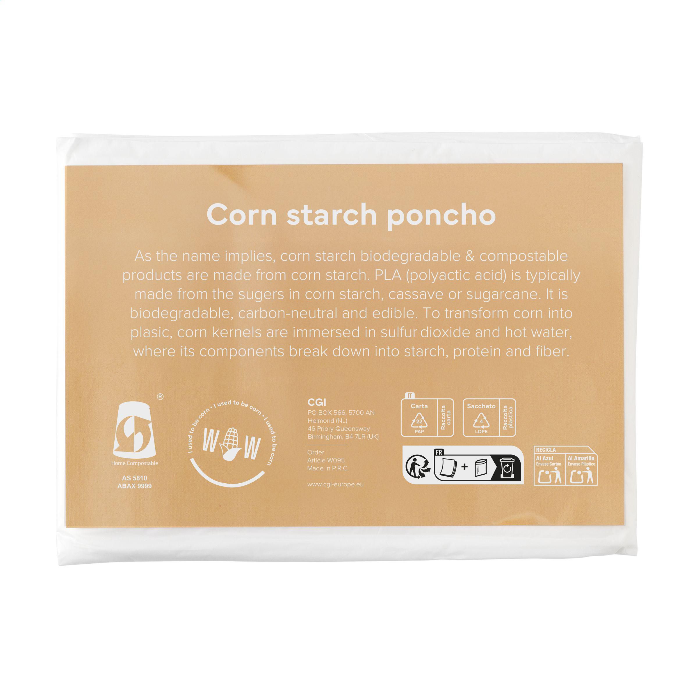 Eco-Friendly Maize Rain Shield - Hamont-Achel bedrukken met logo