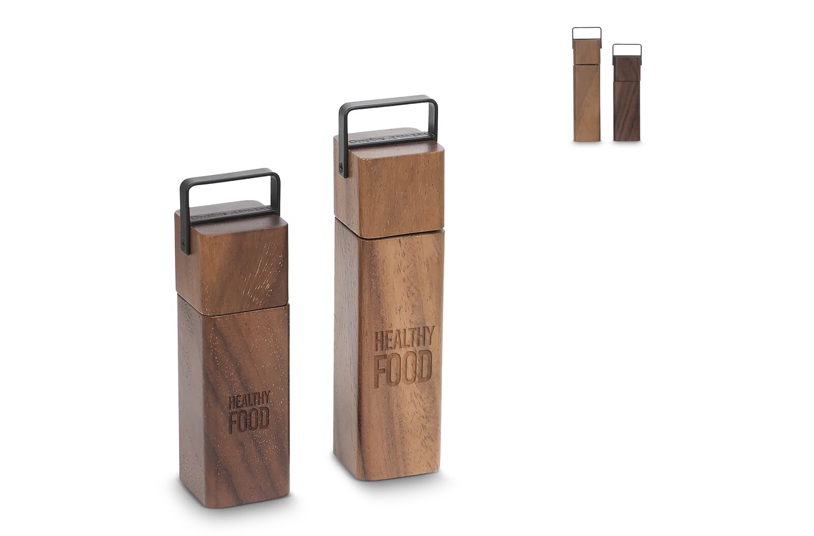 Moulin à Épices Artisanal - Mégange imprimé avec logo