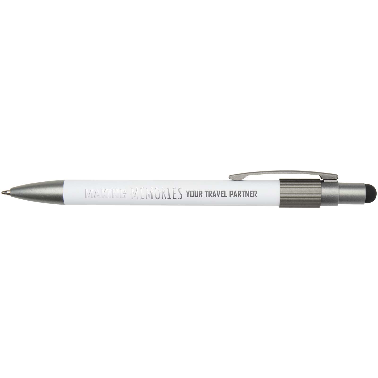 Stylo bille Rill RCS recyclé avec stylet et fidget spinner (encre bleue)