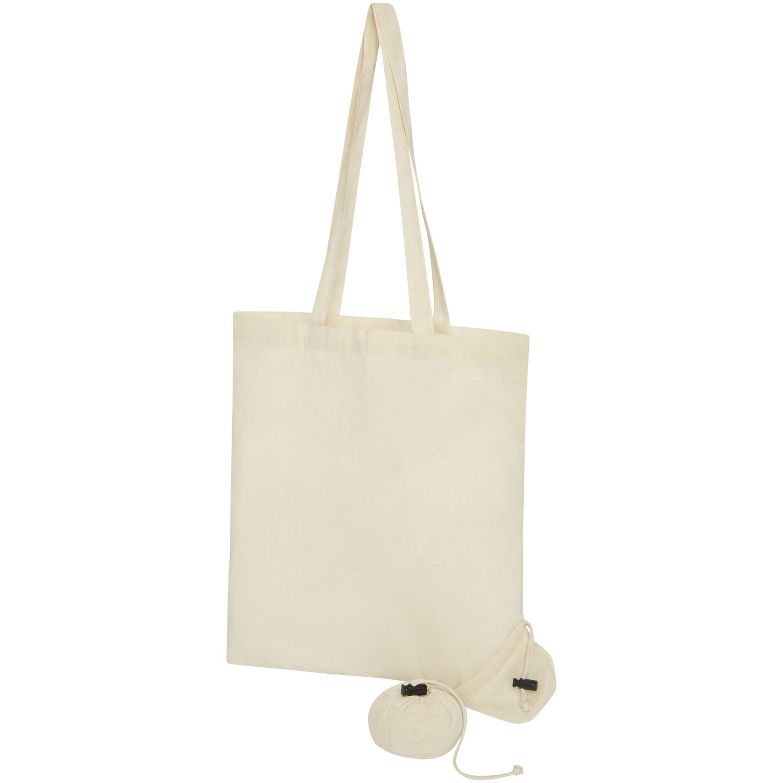 Sac shopping pliable en coton de 100 g/m² 7L