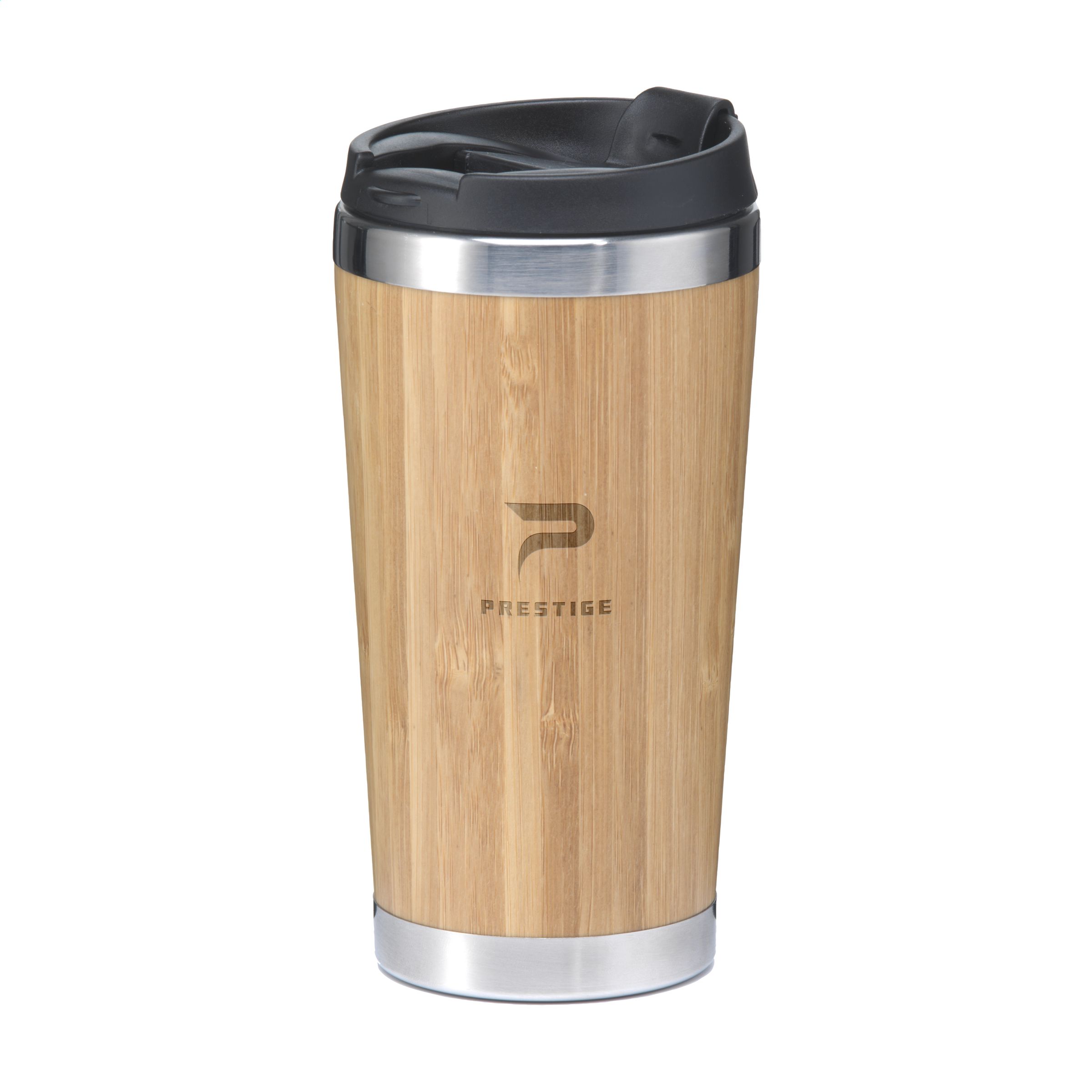 Tasse Thermos à Double Paroi en Bambou et Acier - Beaufort - Zaprinta Belgique