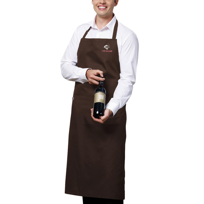 Tablier sommelier brodé 205 g/m² 78x110cm - Yuma