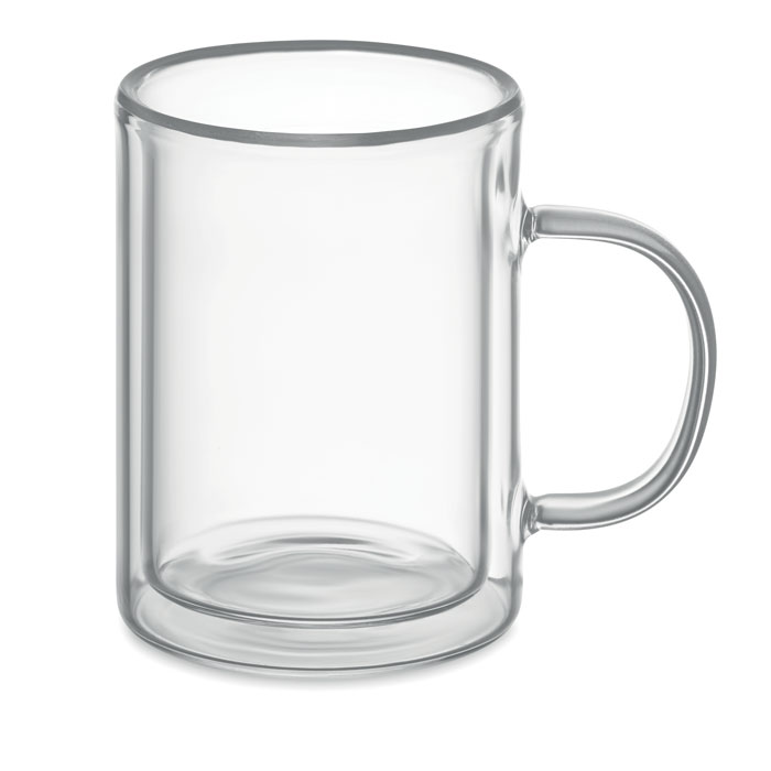 Mug en Verre à Double Paroi Sublimation 225 ml - Kersaint-Plabennec - Zaprinta Belgique