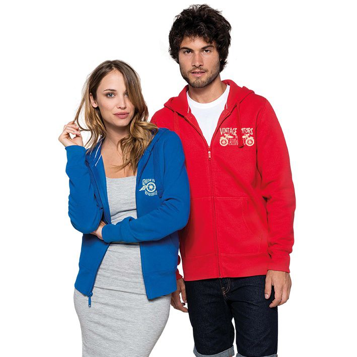 Sweat à capuche zippé pour femme 300 g/m² - Buenos Aires