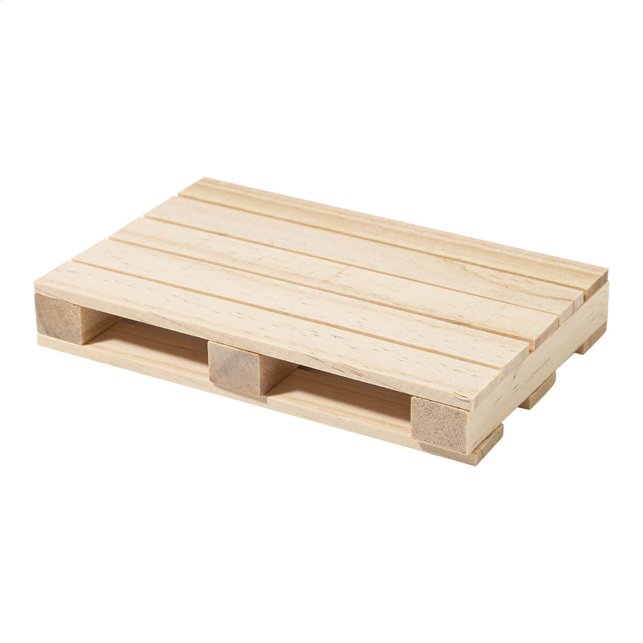 Drillet Untersetzer aus Holz in Mini-Paletten-Form mit Ihrem Logo