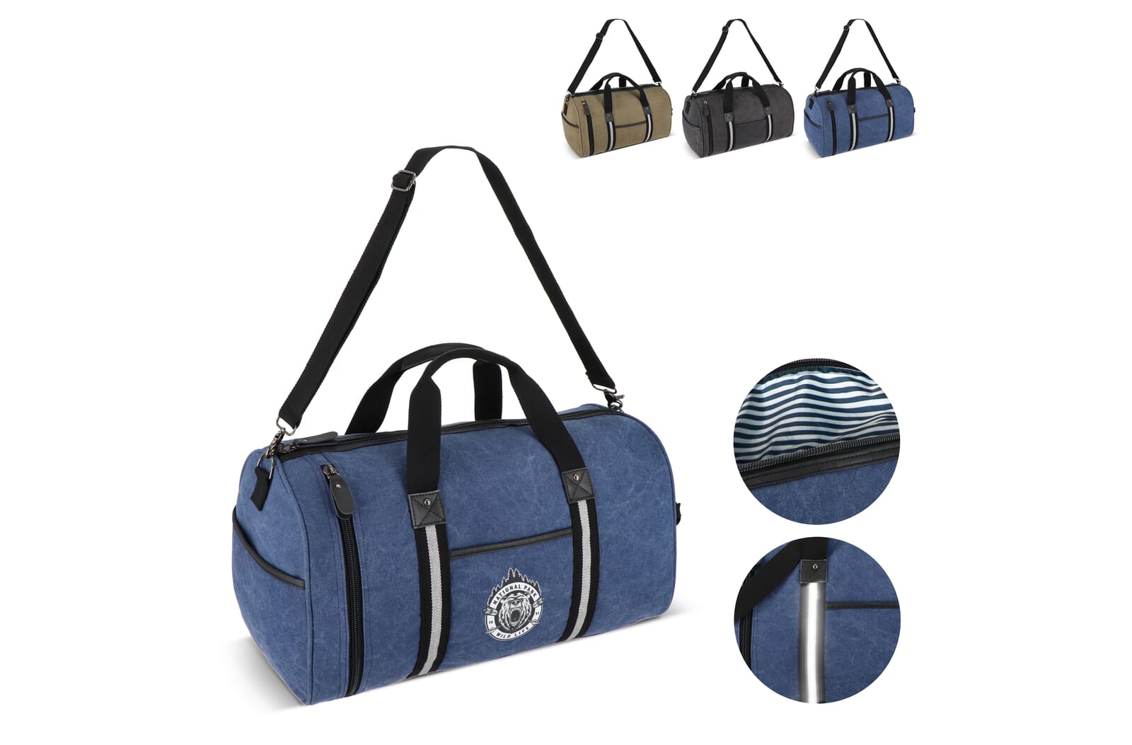 Nachhaltige Baumwoll-Segeltuchtasche - Bielefeld bedrucken mit Logo