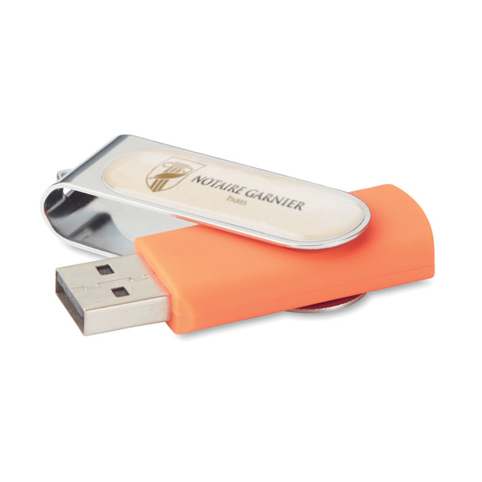 Clé USB personnalisée avec impression doming - Patrick - Zaprinta Belgique