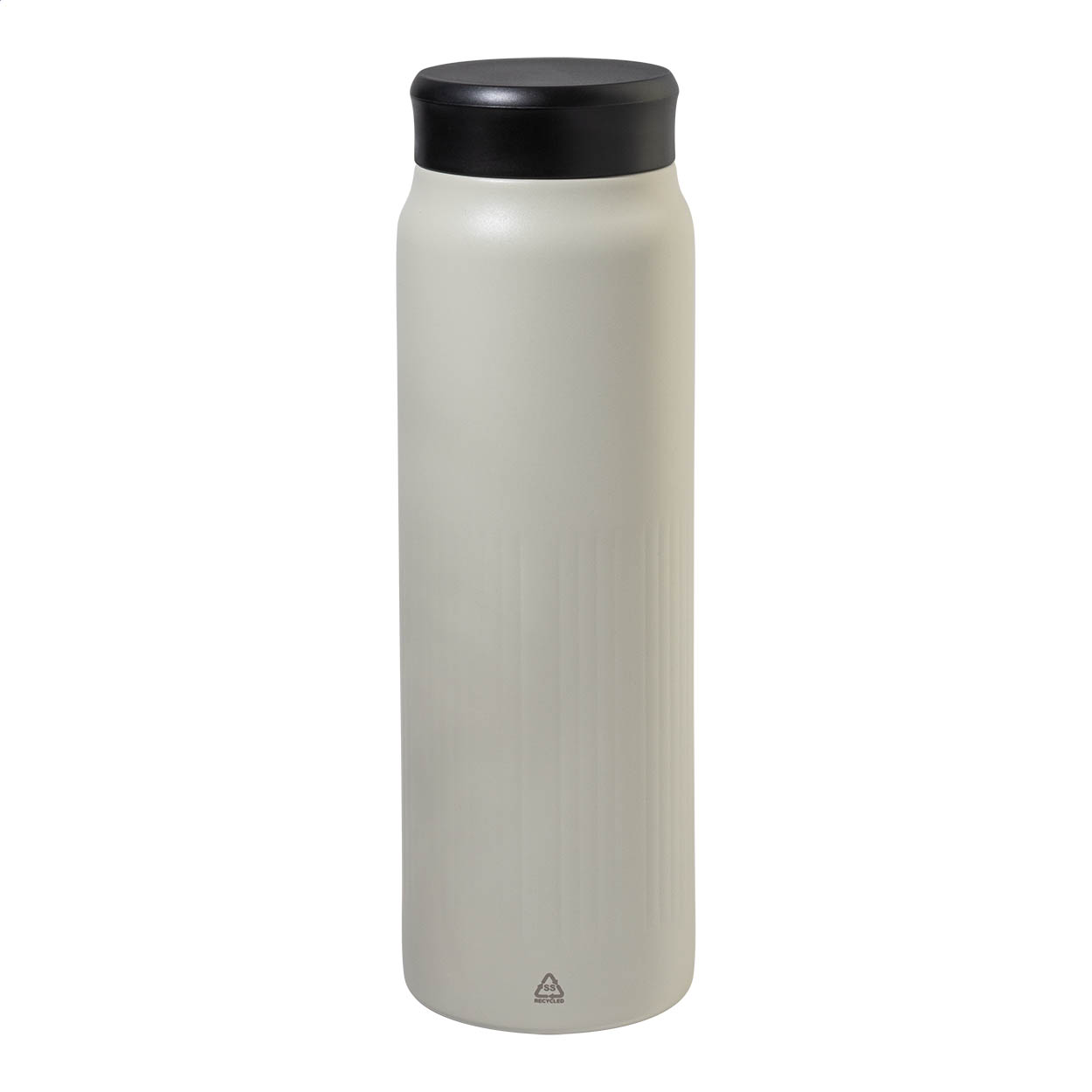 Nuptse Isolierflasche 600 ml aus recyceltem Edelstahl mit Logo
