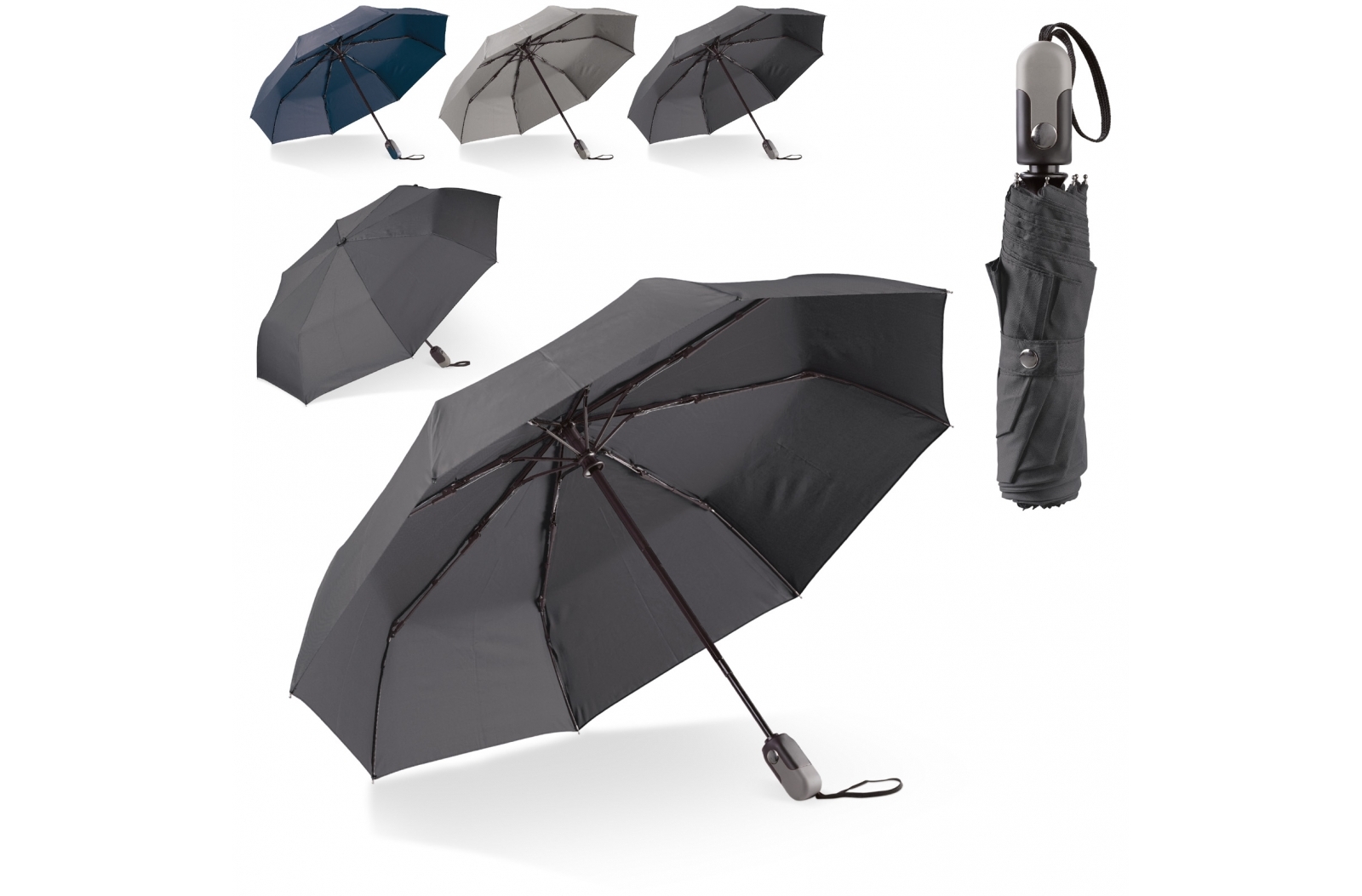 Parapluie pliable automatique Deluxe 22”