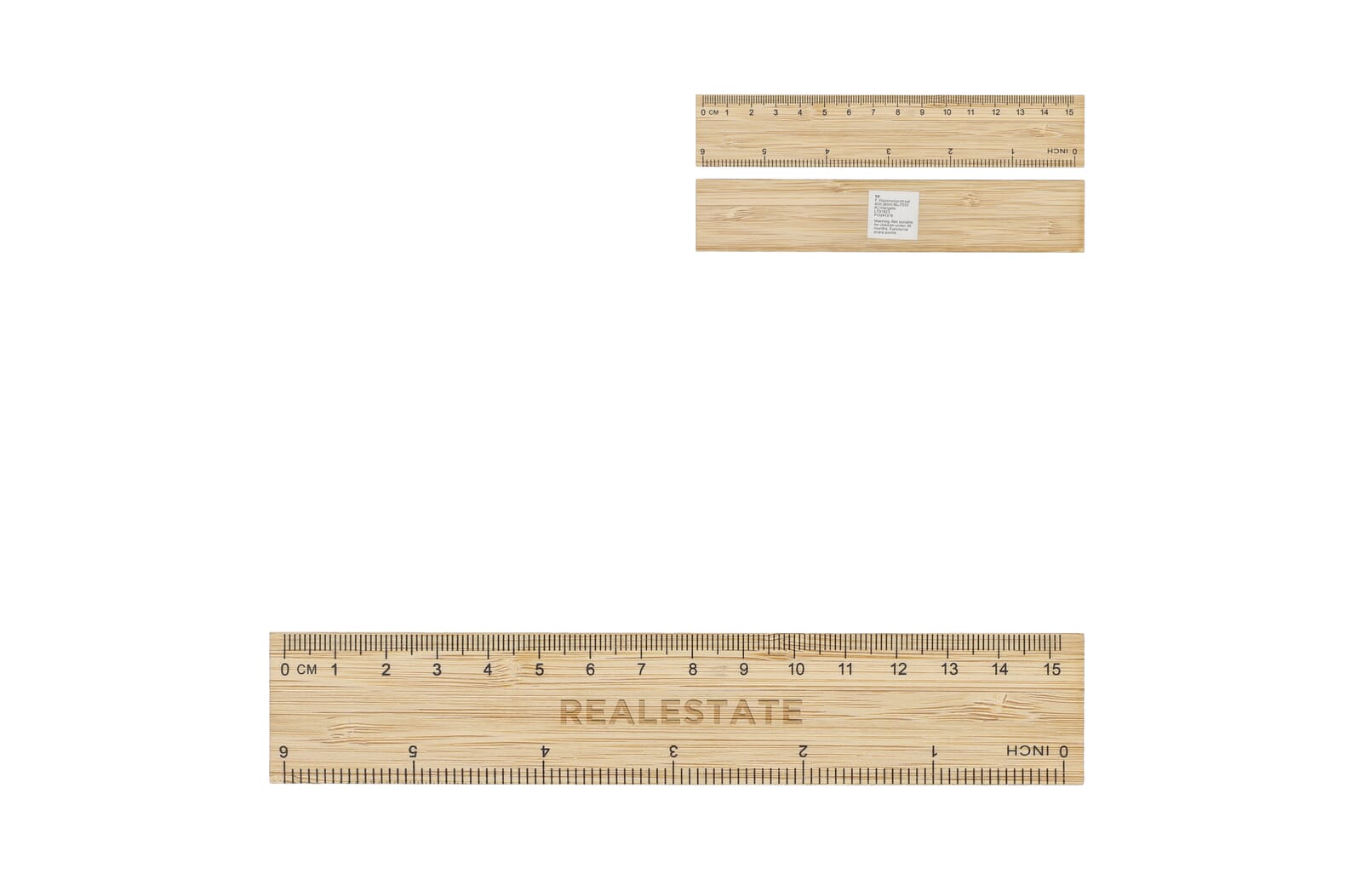 Bamboe Liniaal 15cm - Wuustwezel