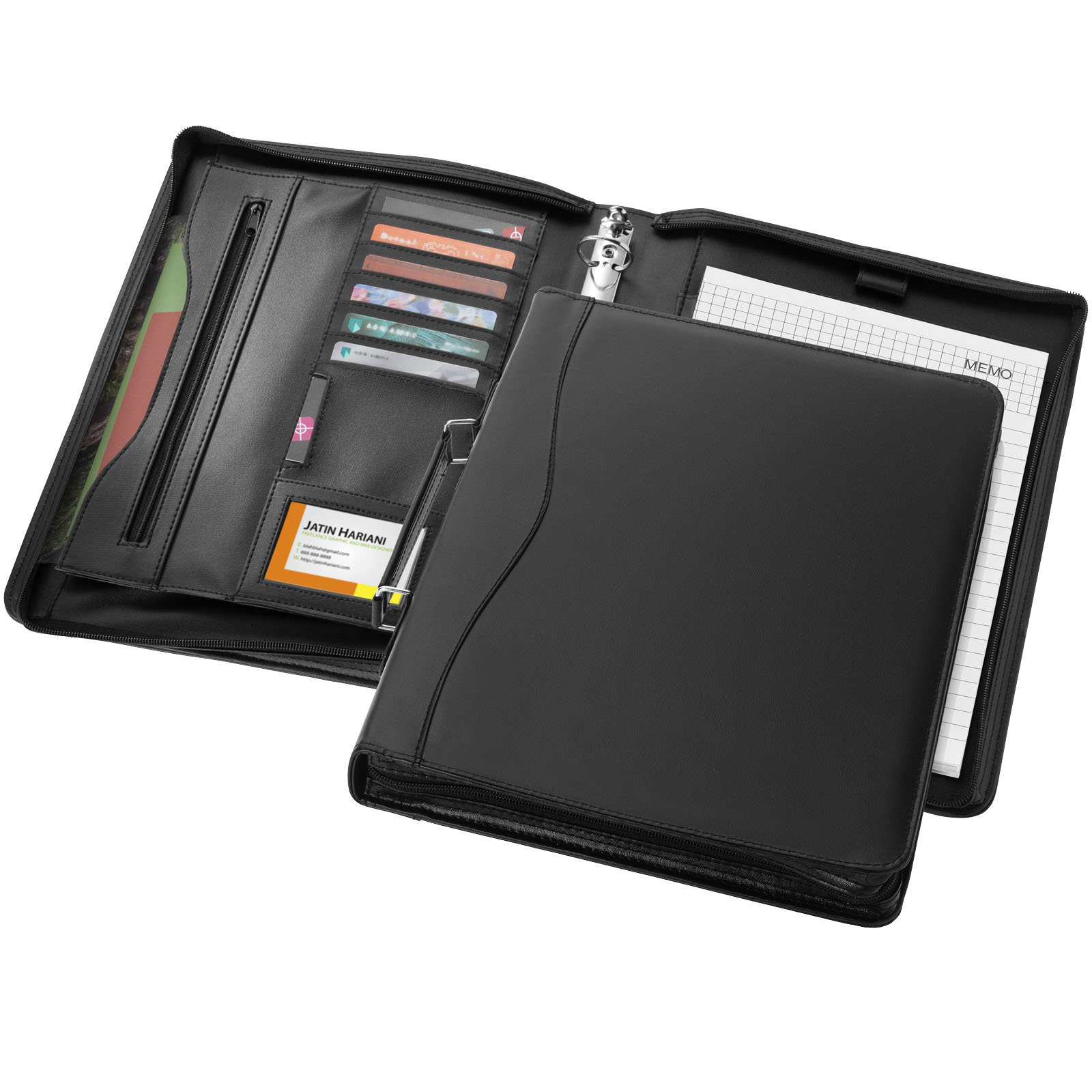 A4-Portfolio mit Aktentasche