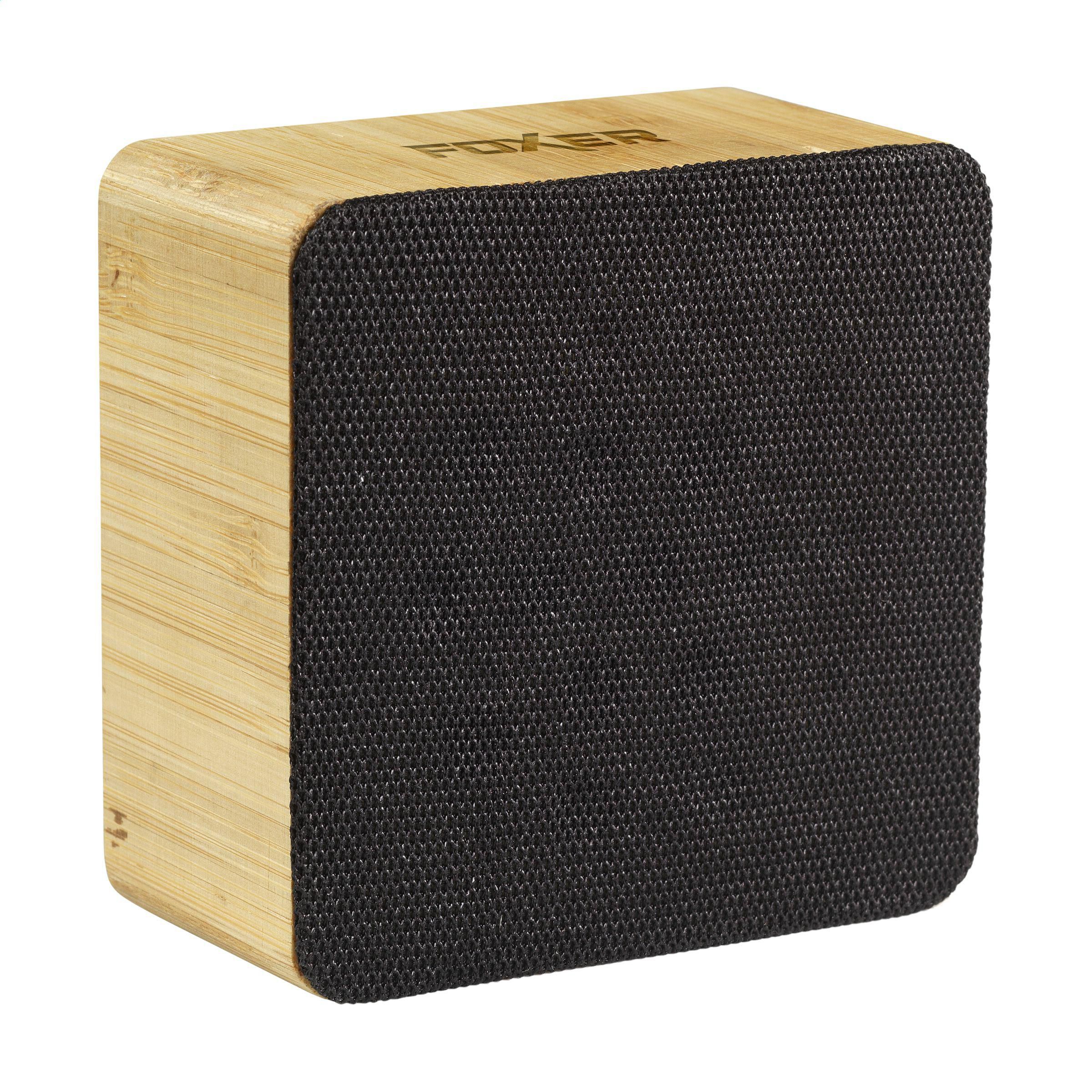 5W Bamboo Draadloze Speaker bedrukken met logo