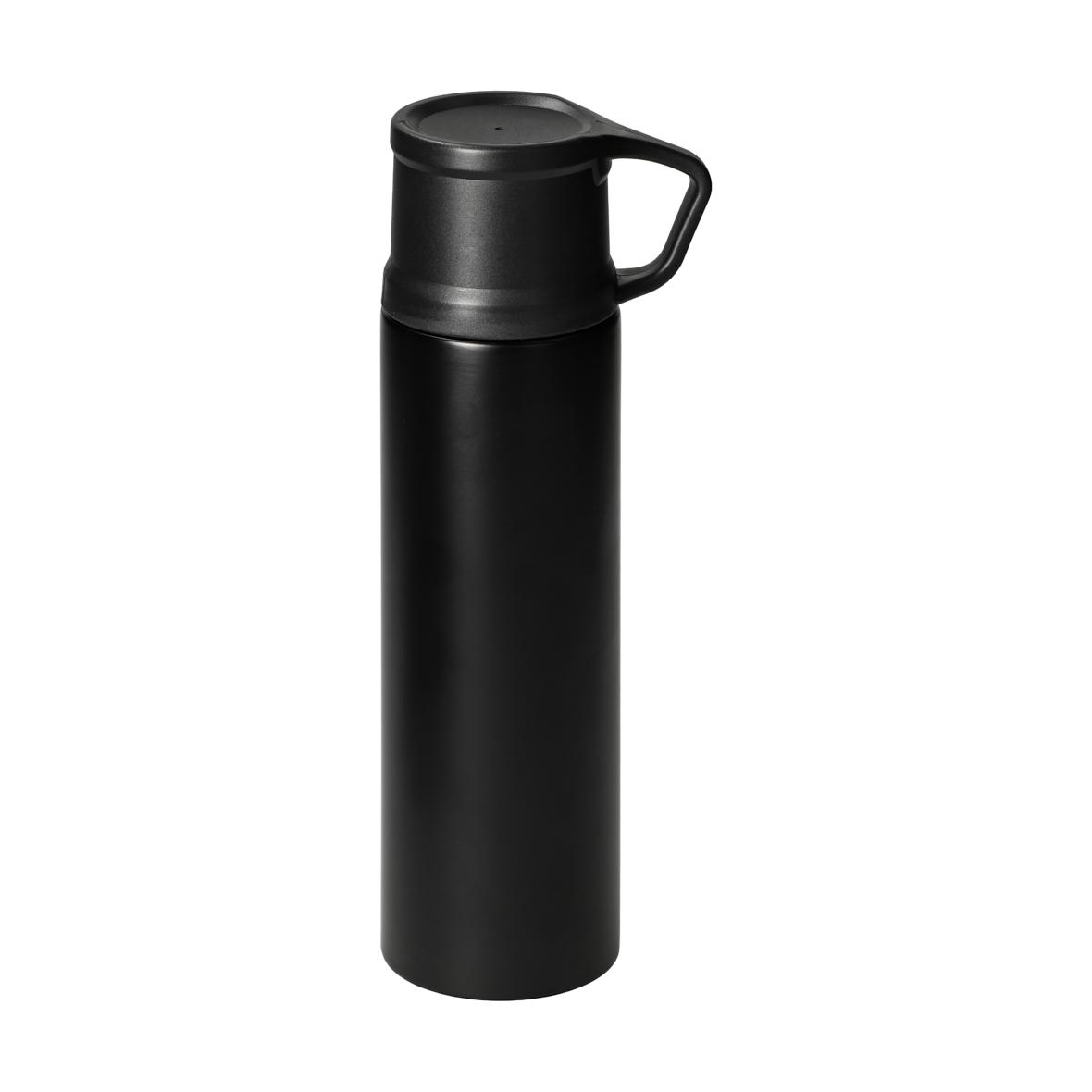 Edelstahlisolierte Trinkflasche mit Becherdeckel - Werra-Suhl-Tal