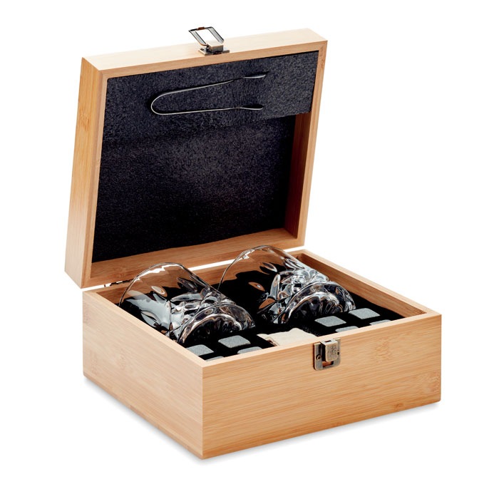 Luxus-Gläserset in Bambus-Geschenkbox 300ml - Barth