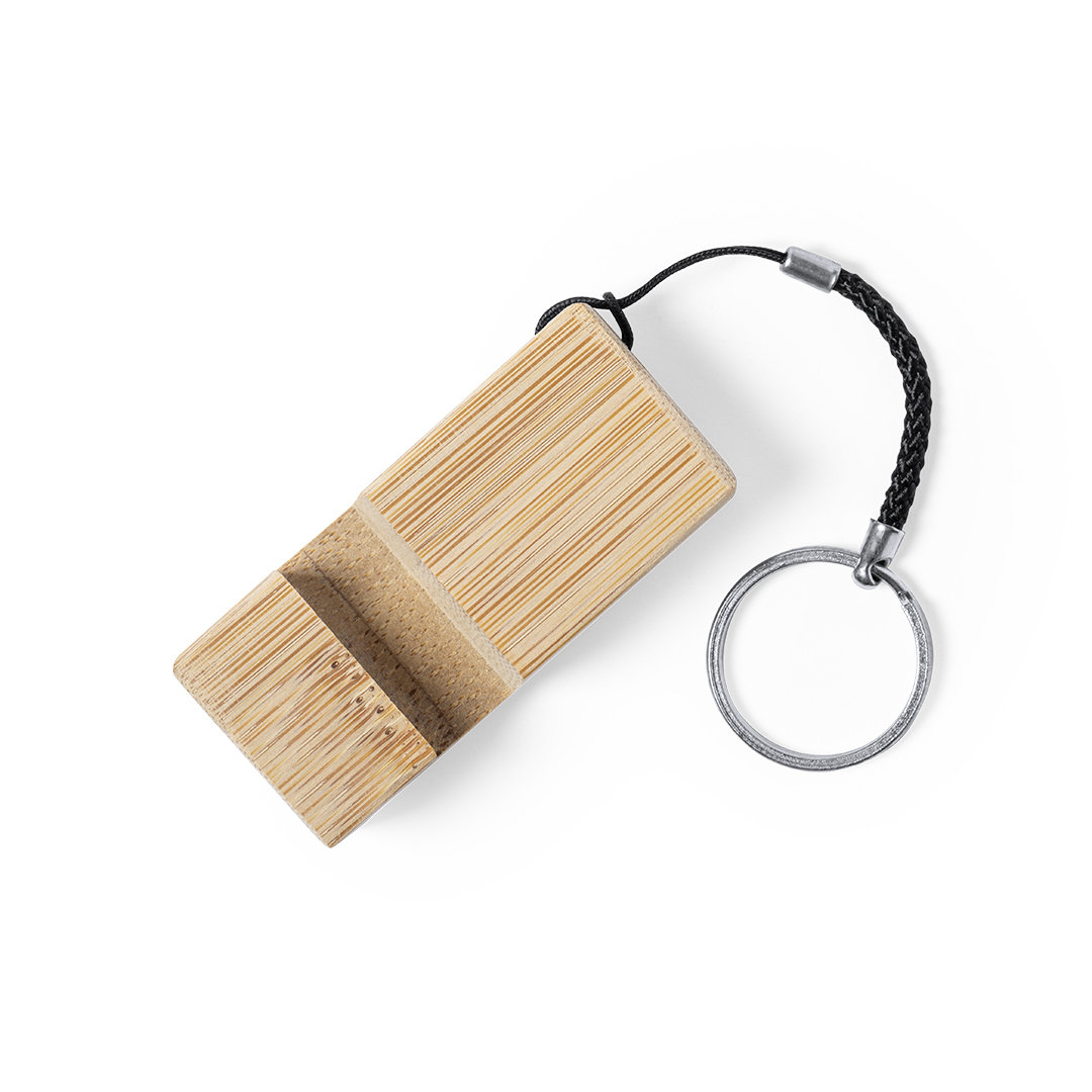Porte-clés en bambou pour smartphone - Saint-Sulpice