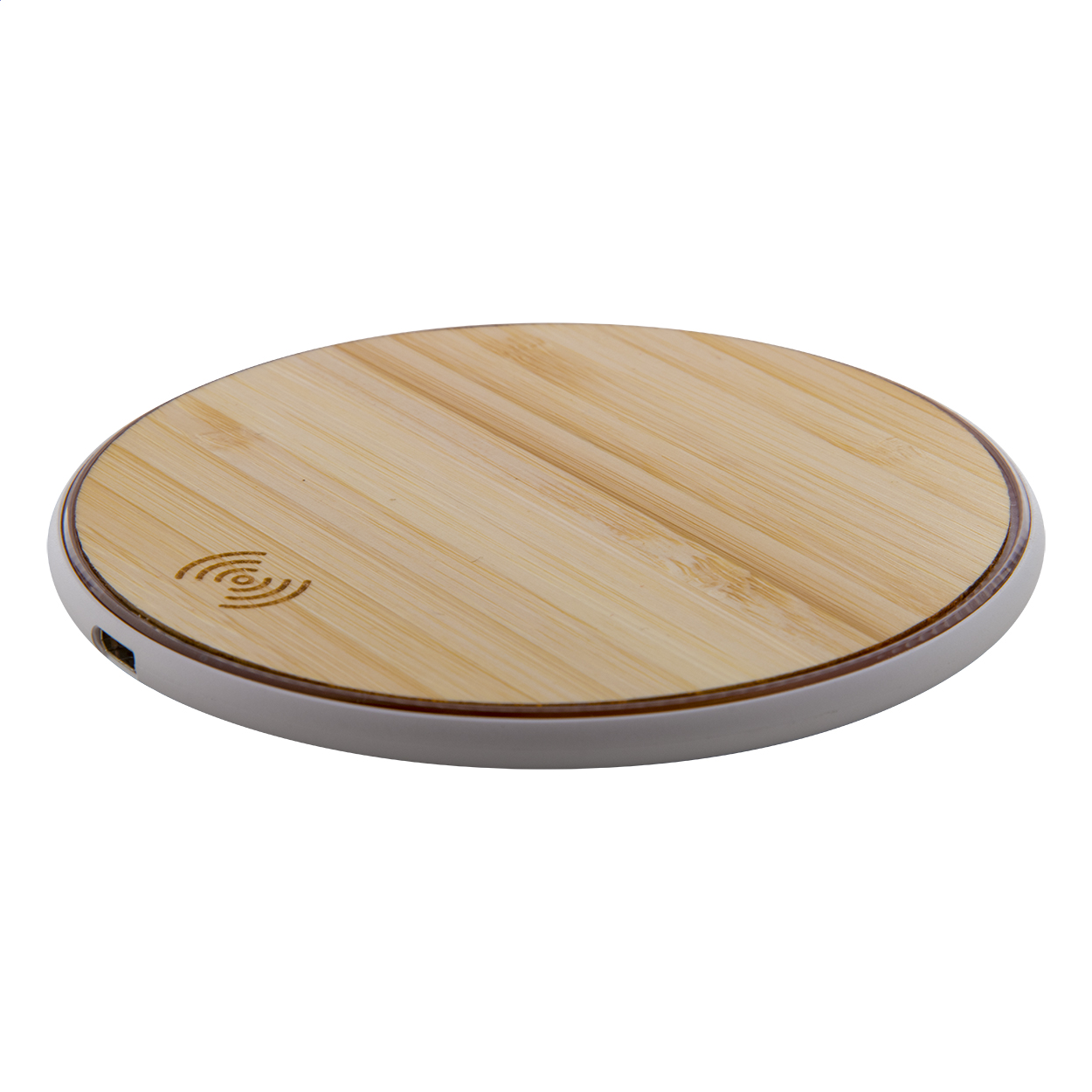 Bamboe Energie Oplader - Zonnebeke bedrukken met logo