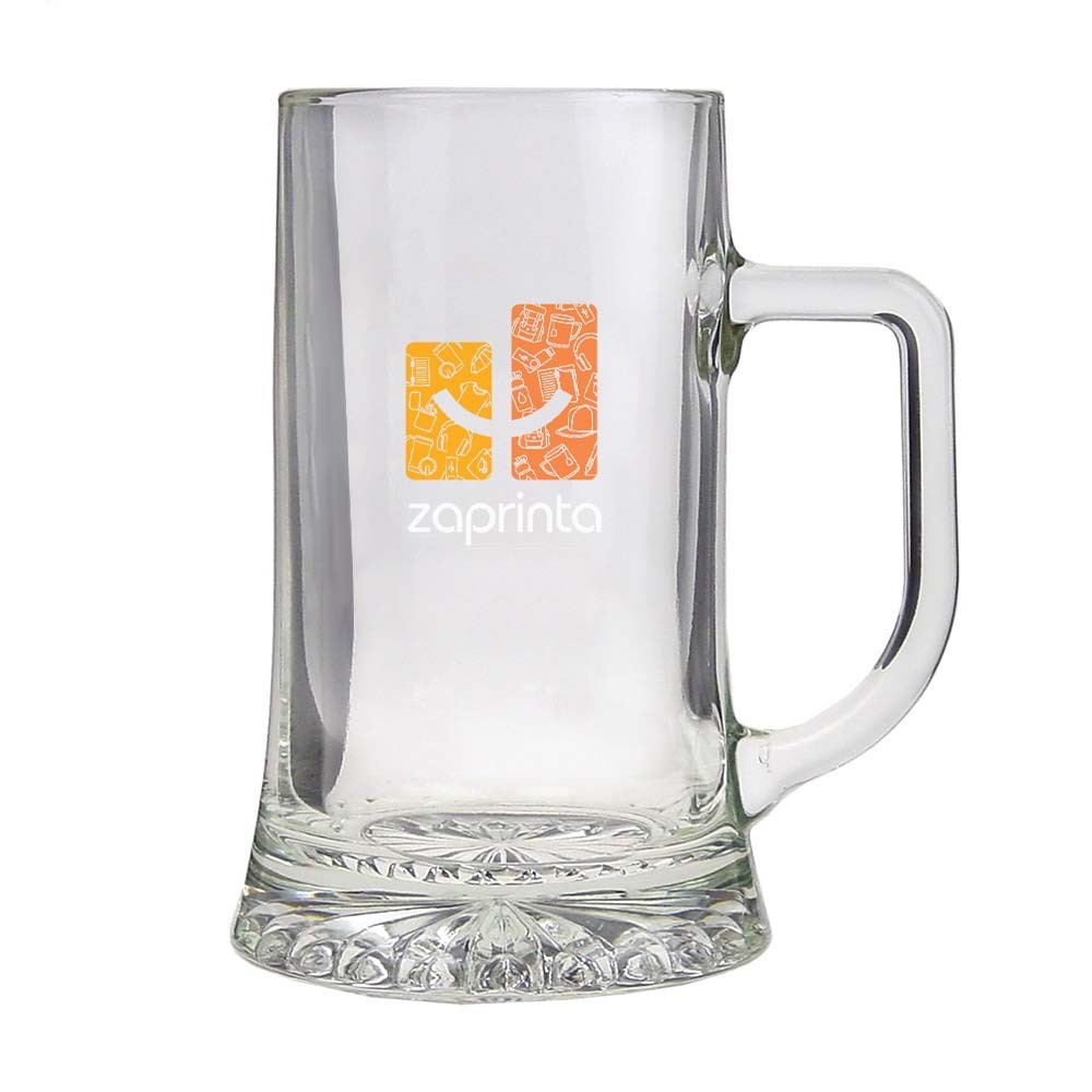 Bierkrug bedrucken mit Gravur 500 ml - Rhein