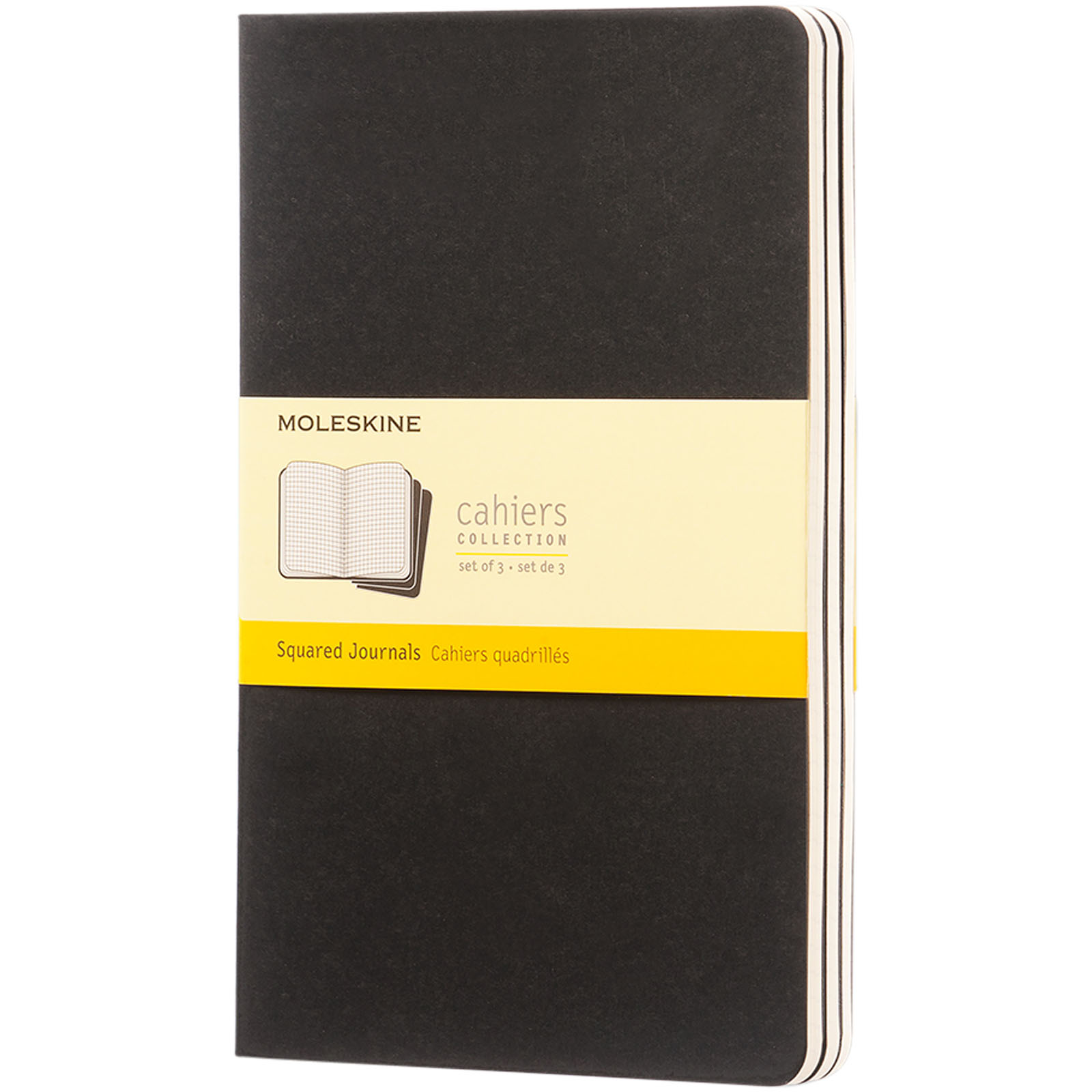 Cahier personnalisé 21x13x0.67 Moleskine noir - Harare