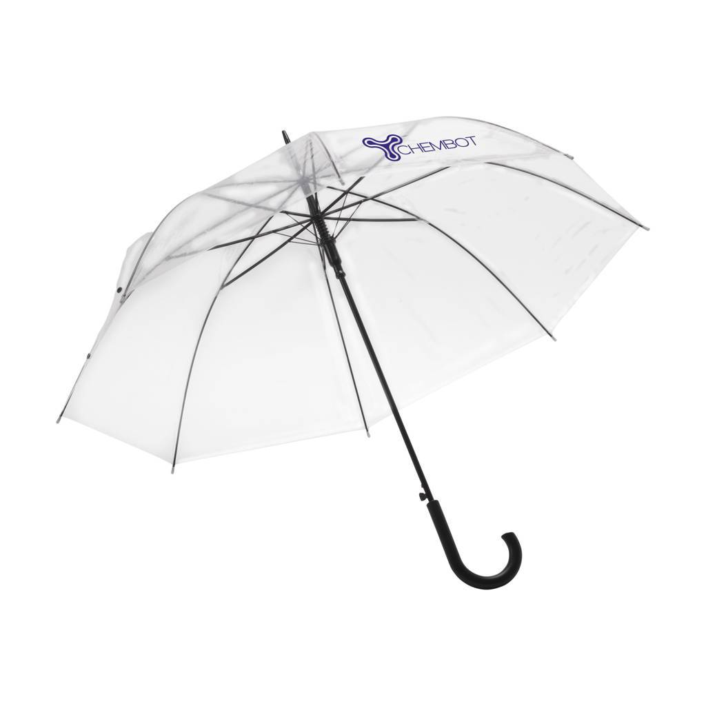 Parapluie personnalisé translucide avec ouverture automatique 99cm - Powell - Zaprinta Belgique