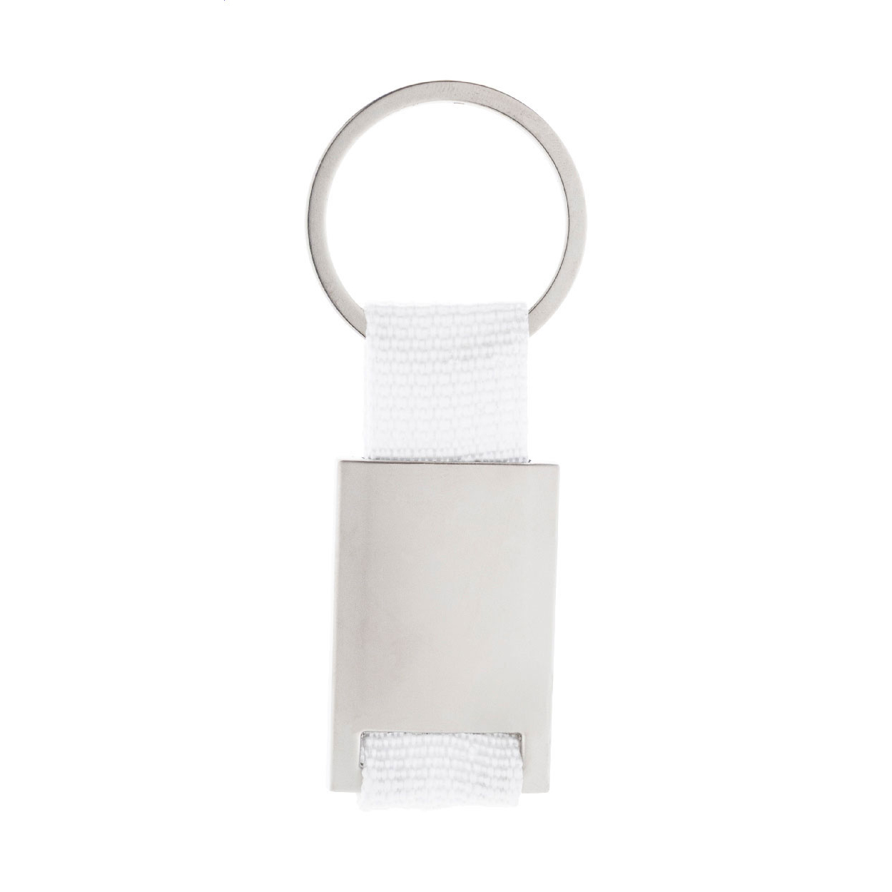 Porte-clés Poxil personnalisé en métal et polyester avec votre logo imprimé avec logo