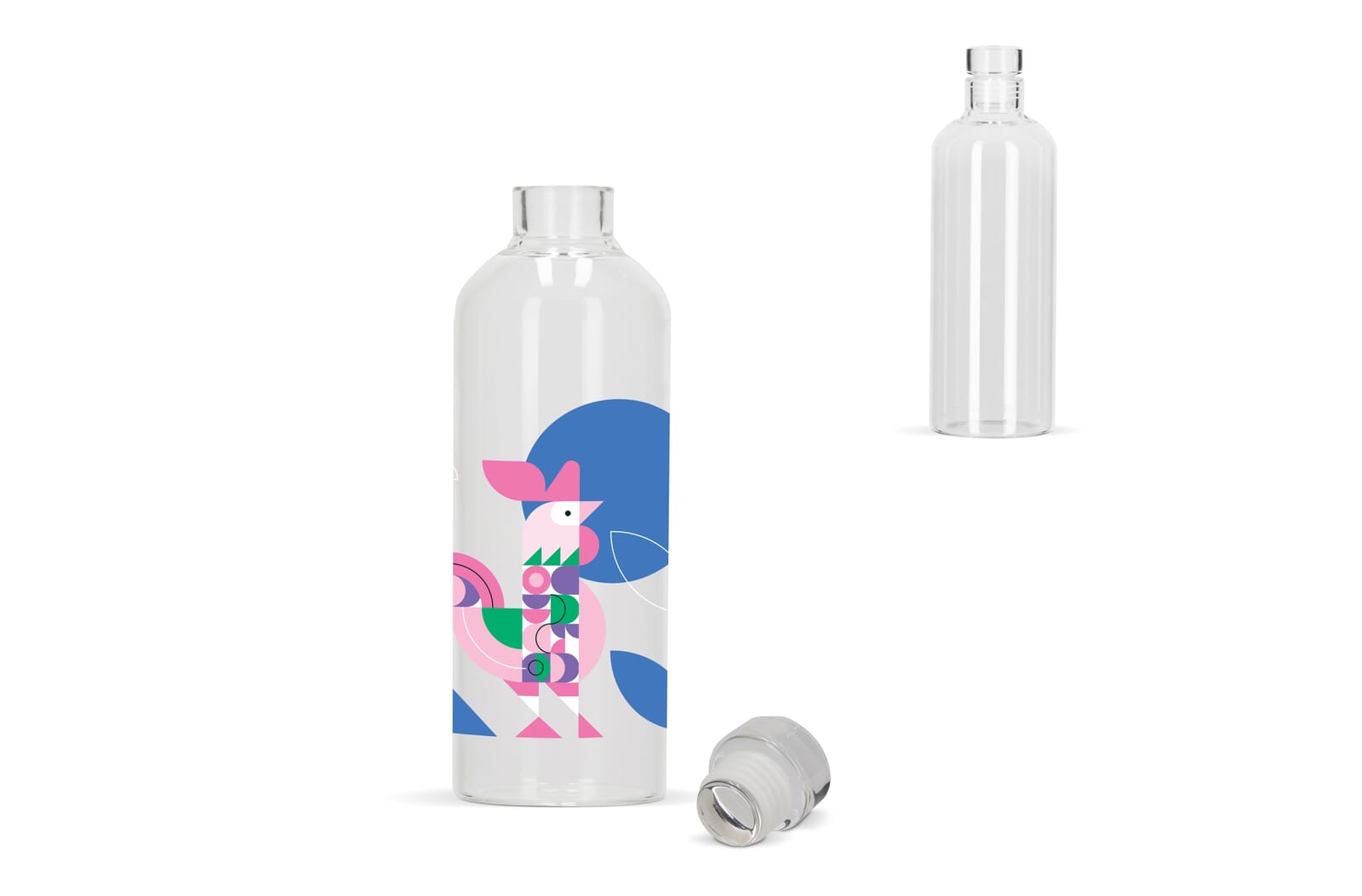 Elegante Glasflasche 750ml - Elze bedrucken mit Logo