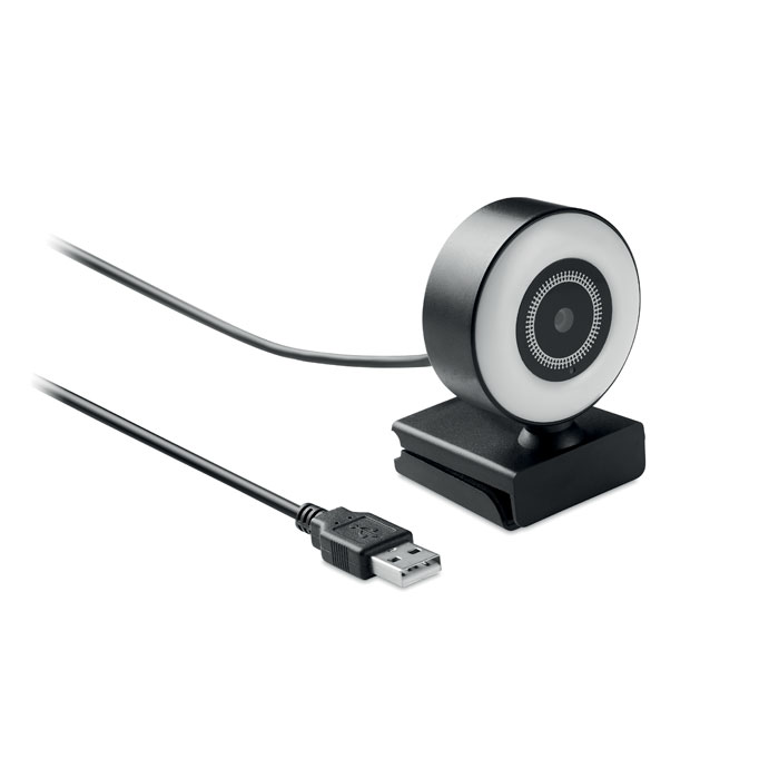 Webcam HD 1080P et lumière