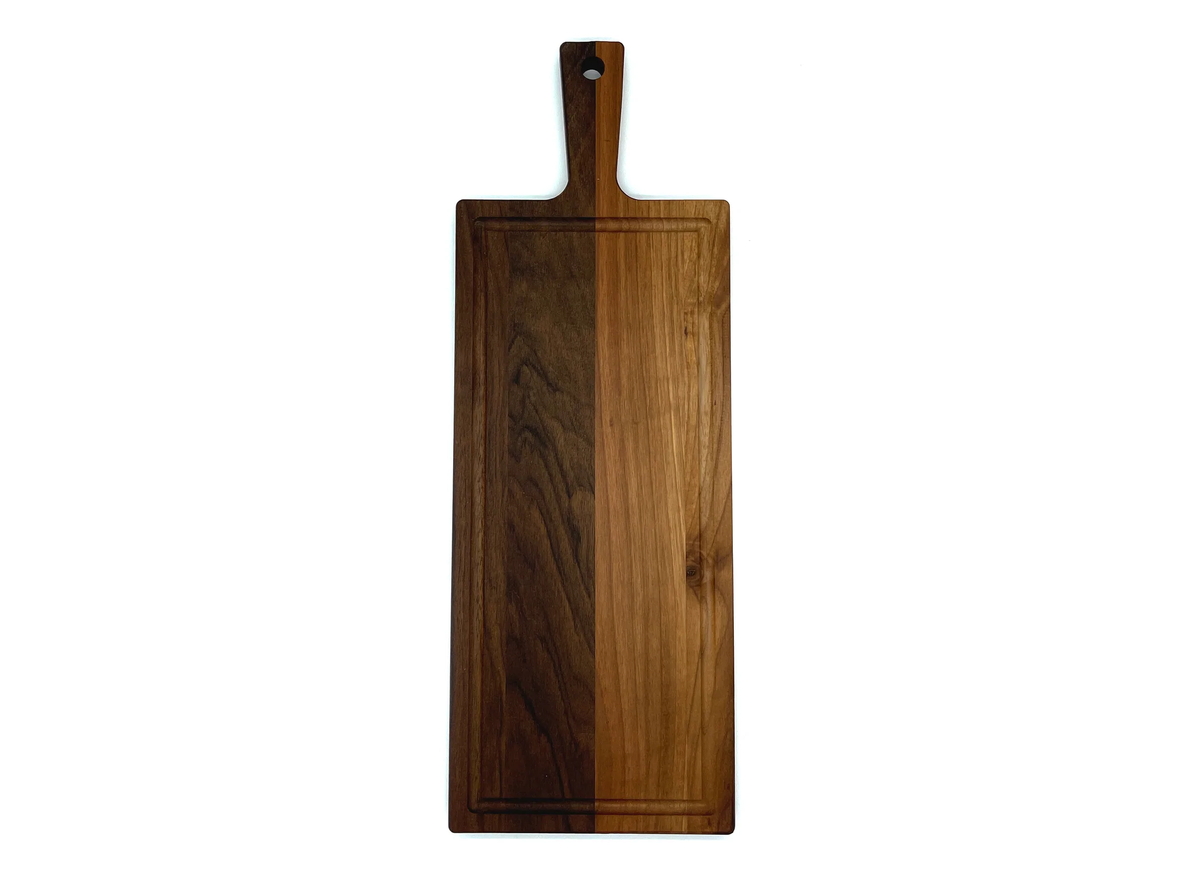 Walnoten Kaasplank met Handvat (48 x 17 cm) - Horebeke
