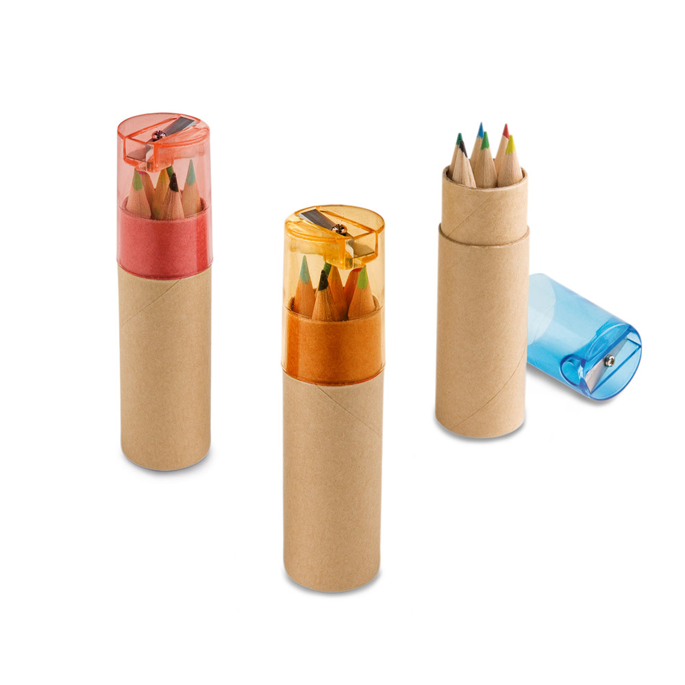 Boîte à tailler les crayons colorée - Châtillon-sur-Loire - Zaprinta Belgique
