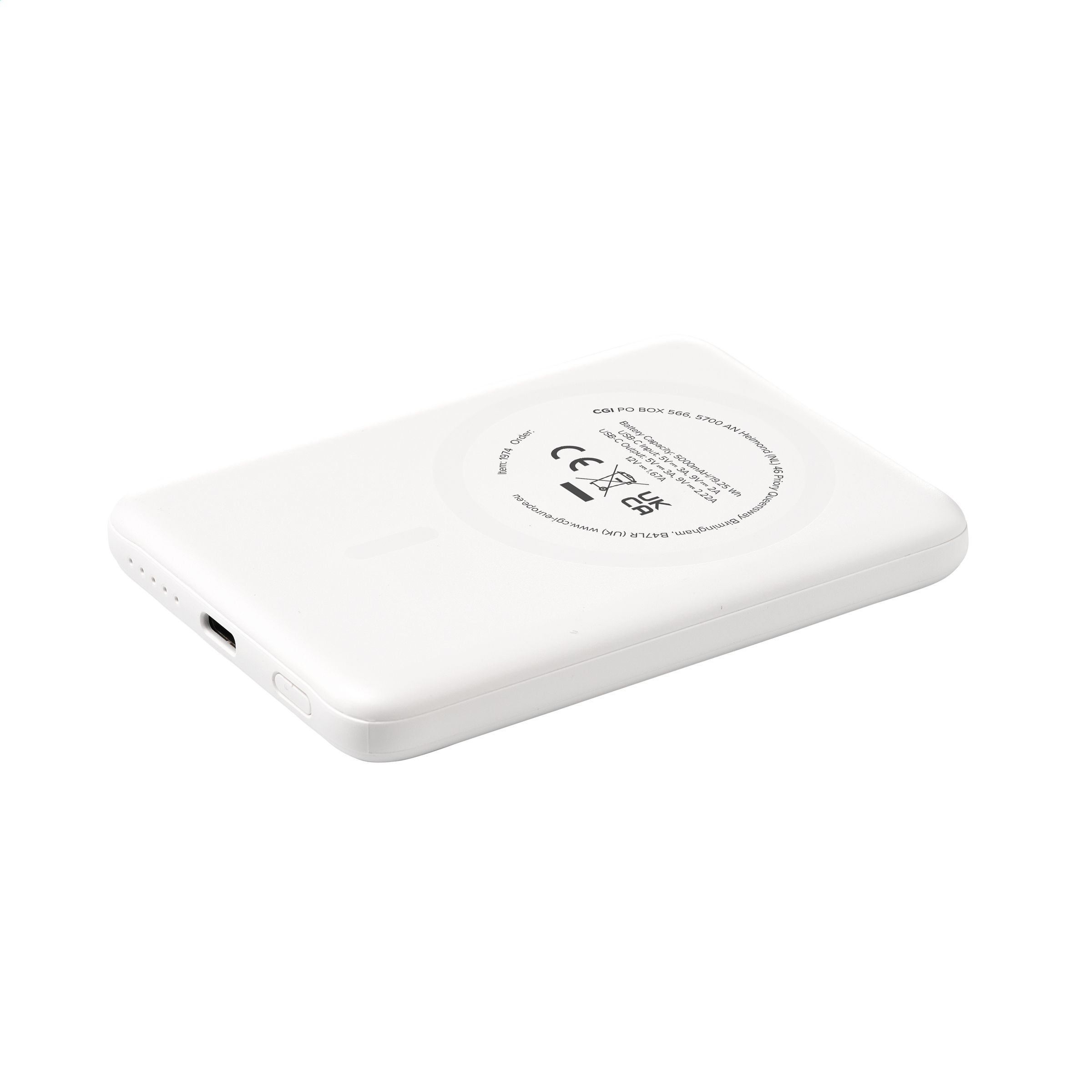EcoMagnetische Powerbank 5000mAh - Maldegem
