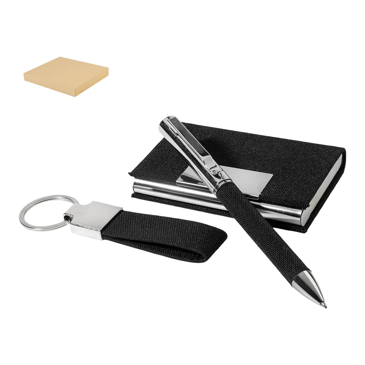 Negotus 3-teiliges Business-Geschenkset aus RPET mit Ihrem Logo