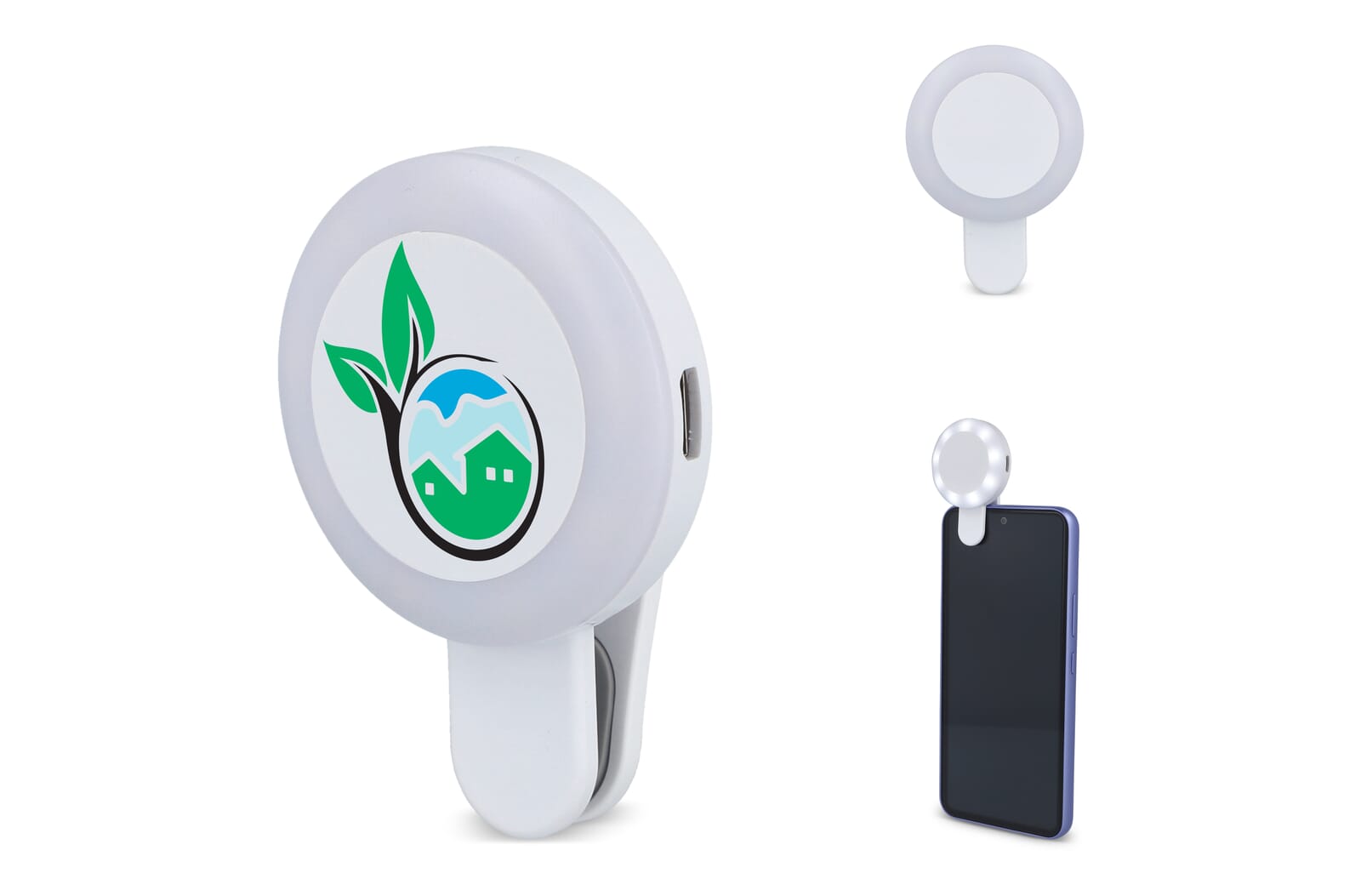 Draagbare Zelfie Verlichting met 3 Helderheidsniveaus - Hoeselt