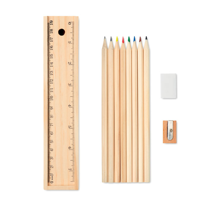 Set de 12 crayons en bois - Zaprinta Belgique
