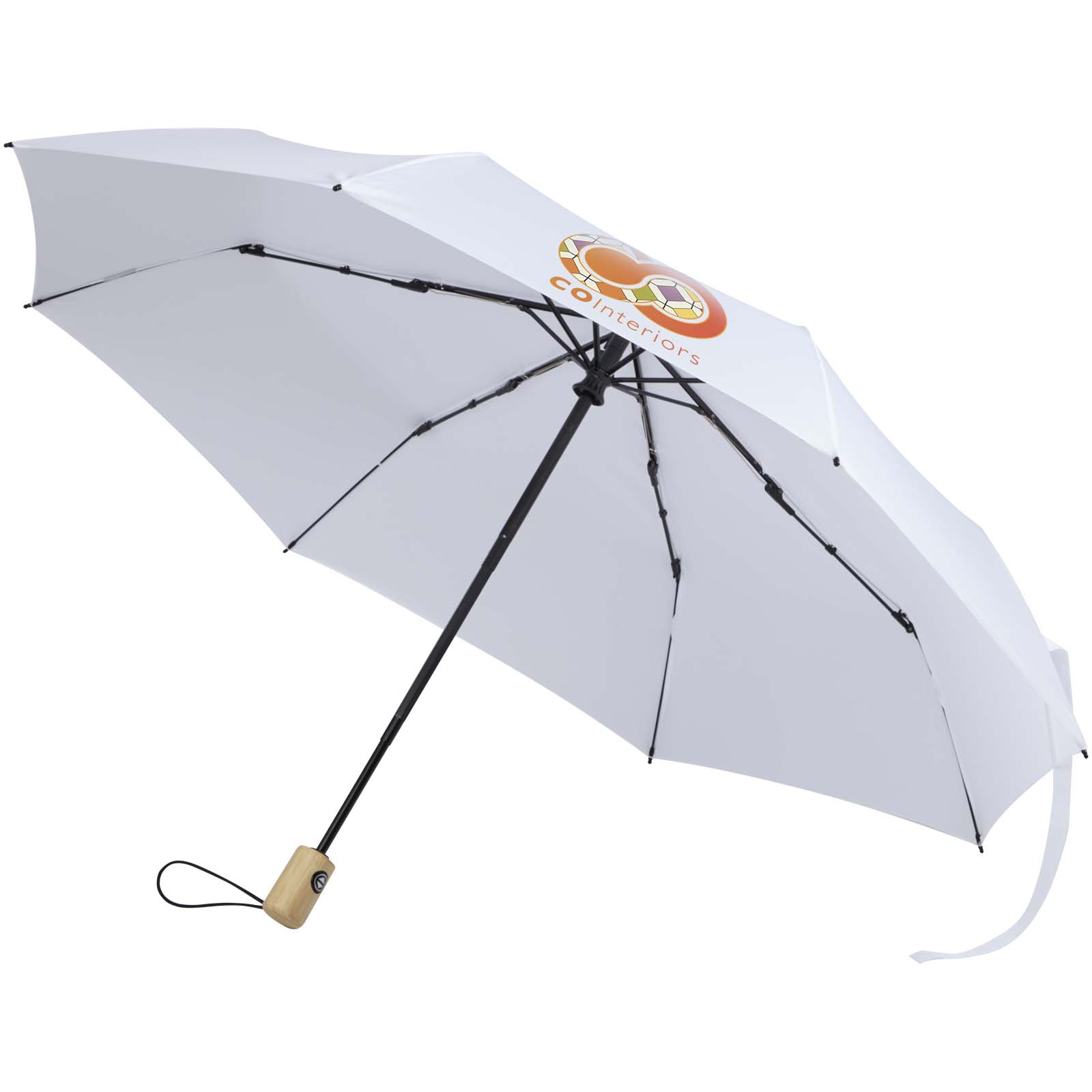 Renee 23” opvouwbare paraplu met automatische open- en sluitfunctie bedrukken met logo