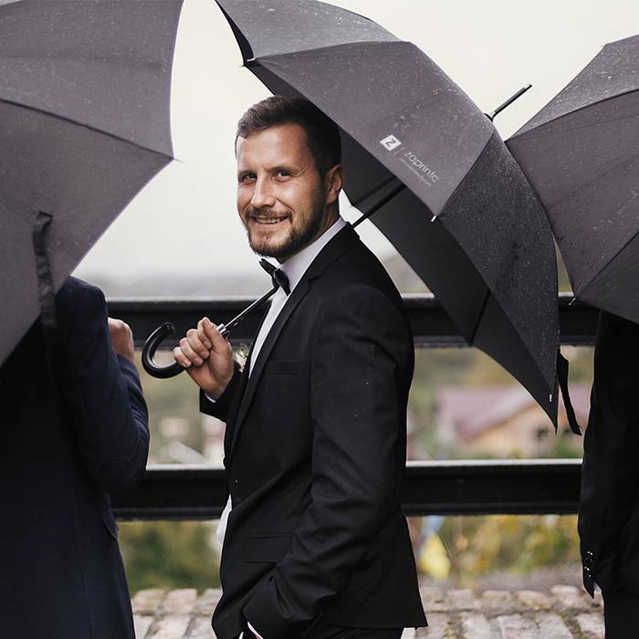 Regenschirm Hochzeit - | Zaprinta Belgien