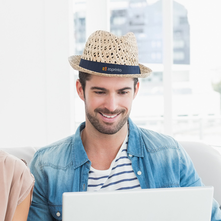 Chapeau de paille personnalisé - | Zaprinta Belgique Chapeau de paille personnalisé - | Zaprinta Belgique