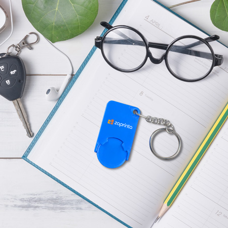 Porte clé jeton caddie personnalisé - | Zaprinta Belgique Porte clé jeton caddie personnalisé - | Zaprinta Belgique