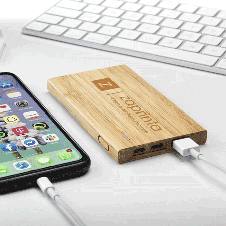 Powerbank personnalisé écologique Powerbank personnalisé écologique - Zaprinta Belgique