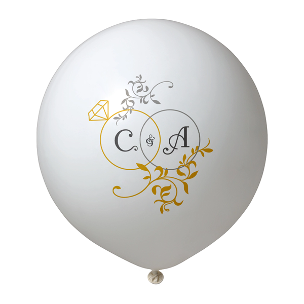 Ballons mariage personnalisés - | Zaprinta Belgique